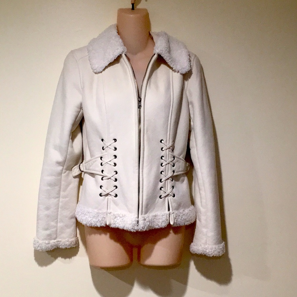 GORGEOUS Sherpa lined Victoria’s Secret jacket XS